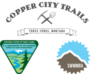 Derailed Bike Shop- Copper City Trails Logo